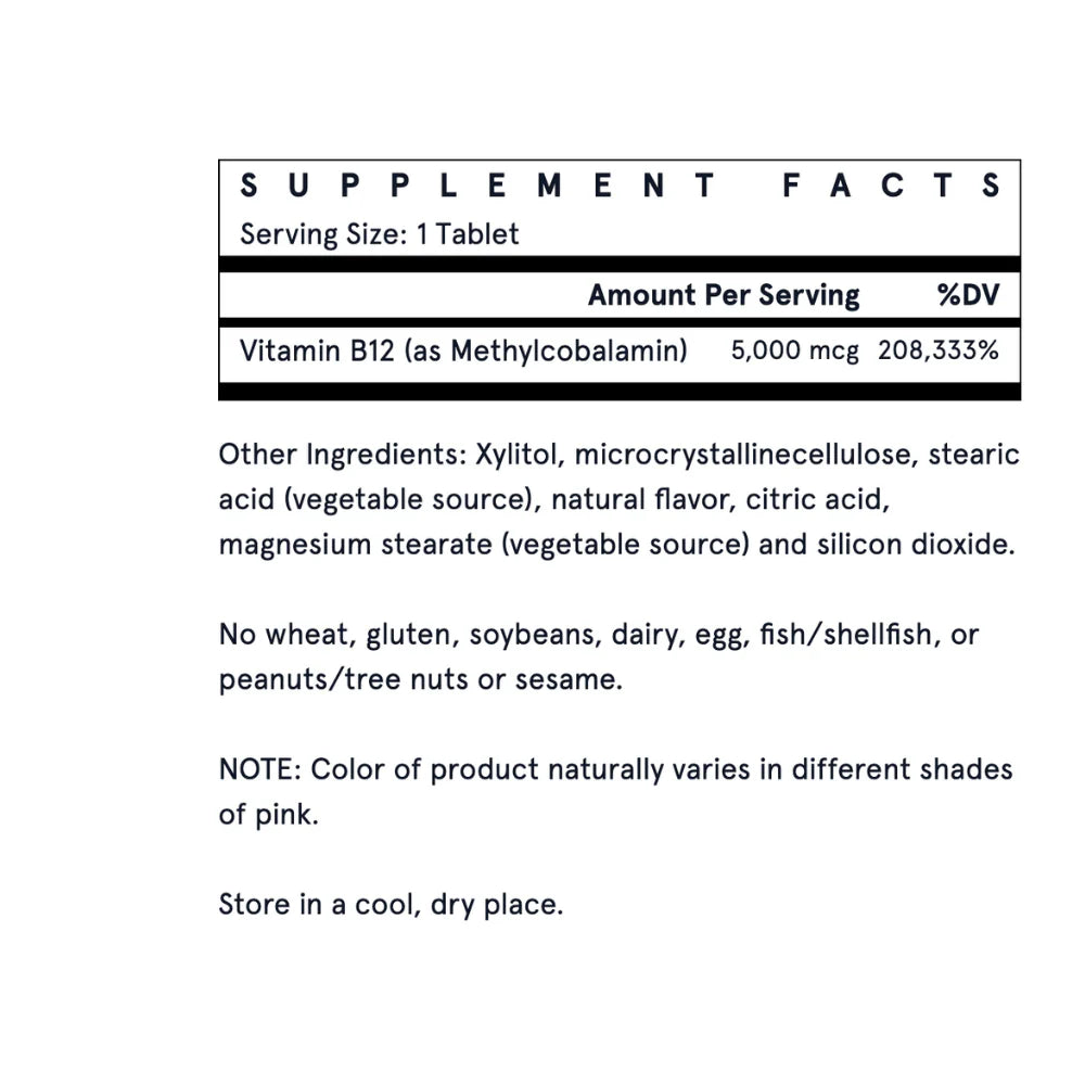 Methyl B-12 Cherry - 5000mcg