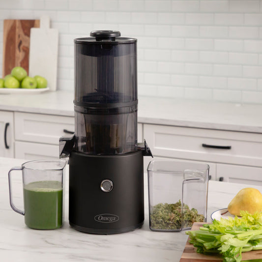 Omega Effortless™ Batch Juicer, 2L Capacity, in Black