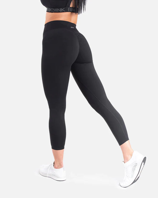 SCRUNCH LEGGINGS - BLACK