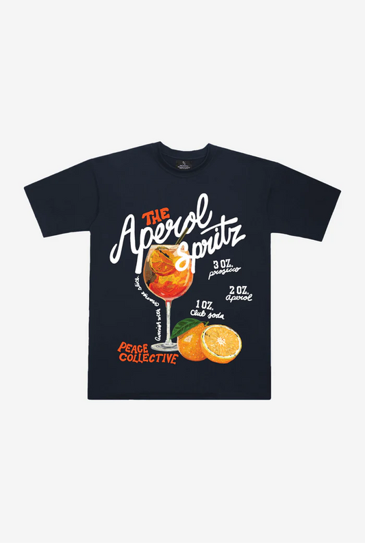 The Aperol Spritz Premium T-Shirt - Navy